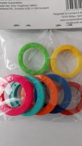 Schlüsselkennringe / Schlüsselkappe / Schlüsselkennring RUND 25 & 30mm 10