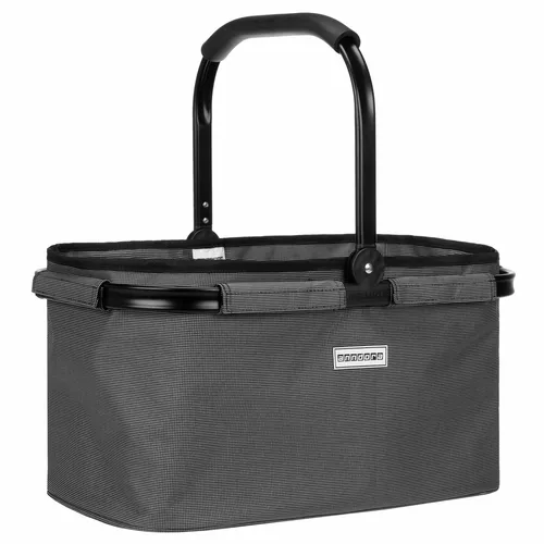 anndora Einkaufskorb 22 Liter Grau Silber
