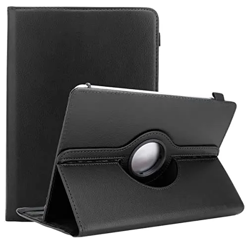 Cadorabo Hülle kompatibel mit Lenovo Tab 4 10 (10.1 Zoll) Tablethülle 360 Design aus Kunst Leder Flip Klappbare Stoßfeste Magnetische Cover Hülle für Lenovo Tab 4 10 (10.1 Zoll) Tasche in Schwarz