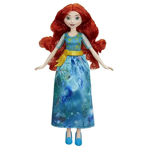 Hasbro Disney Prinzessin E0281ES2 Schimmerglanz Merida, Puppe
