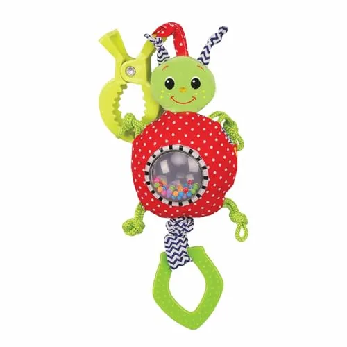 magdum KÄFER Baby-hängende Spielwaren mit Beißring+Rassel+Vibration Wackeln- Kinderwagen Spielzeug - Spielzeug für Babys 6-12 Monate - Autositz Spielzeug - Neugeborene Krippe Spielzeug 3-12 Monate