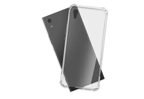 mtb more energy Smartphone-Hülle Clear Armor Case für Sony Xperia XA1 Ultra, Transparente TPU Schutzhülle Case Backcover mit Anti-Shock Verstärkung