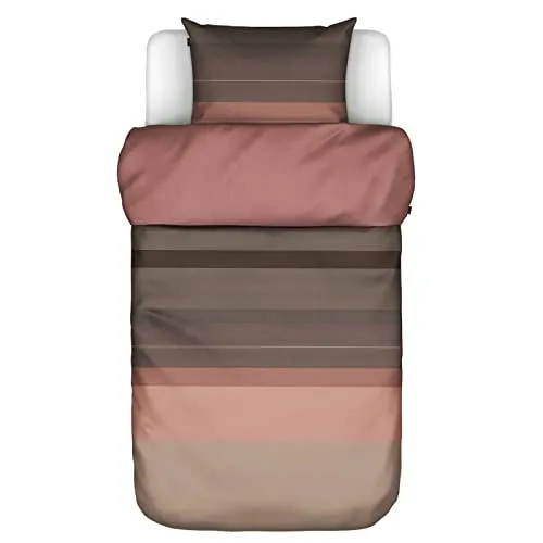 Marc O Polo Mako-Satin Bettwäsche Kiya warm Earth 1 Bettbezug 200 x 200 cm + 2 Kissenbezüge 80 x 80 cm