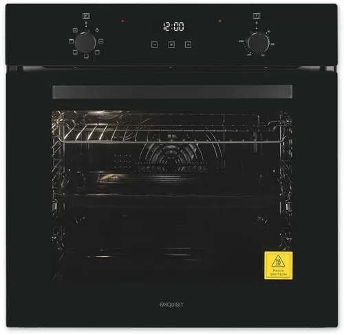 exquisit Einbaubackofen EBE278-U-020 schwarz von Exquisit
