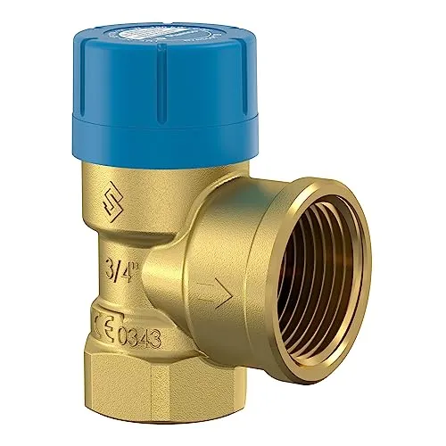 Flamco Prescor B Valve 3/4-8.0bar - Druckablassventil - Thermostate: Universell einsetzbar mit hoher Entwässerungsleistung und robuster Messingkonstruktion für maximale Sicherheit und Präzision.
