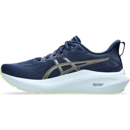 ASICS Damen Contend 9 Ps Sneaker - Blue Expanse Champagne, 40.5 EU - Damen-Sneaker mit verbesserter Stoßdämpfung für ein weicheres Tragegefühl und optimalen Komfort, ideal für aktive Frauen.