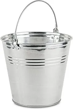 Zinkeimer Eimer verzink Metalleimer Blecheimer Wassereimer Dekoeimer 5 Liter