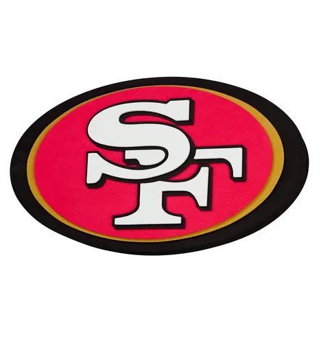 San Francisco 49ers NFL Big Foam Logo 3D Wallsign Wand Schild ca. 45cm x 30cm