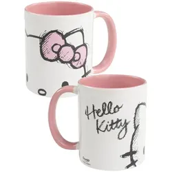 Hello Kitty Kaffeebecher, Mehrfarbig, Keramik, 0.32 L, Kaffee & Tee, Tassen, Kaffeebecher