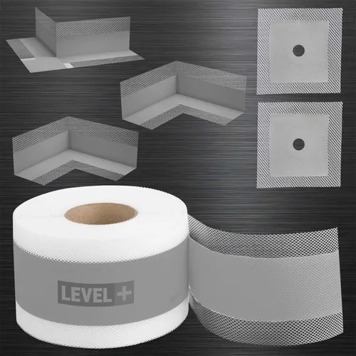 Bandset 10m Dichtband Wandmanschette Außenecke Innenecke Abdichtung Bad Set G4