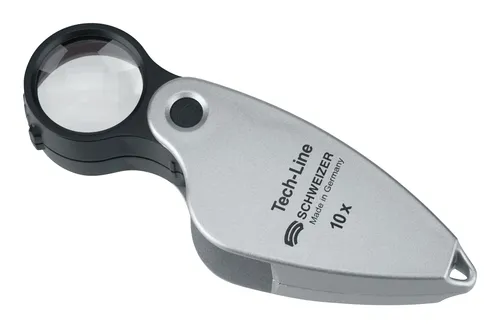 Schweizer Einschlaglupe Tech-Line 10xD22,8mm - 09610 - Lupen mit 10-facher Vergrößerung, ideal für präzise Detailansichten und handliche Nutzung in verschiedenen Anwendungen.