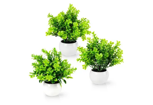 Künstliche Sukkulenten im edlen Topf - Kunstpflanzen für ein pflegeleichtes Zuhause, ideal für jeden Raum. Verleihen Sie Ihrer Deko einen frischen Akzent ohne Gießen oder Pflege.