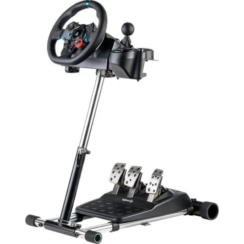 Wheel Stand Pro für Logitech G29/G920 + RGS - Gaming Möbel: Stabiler und verstellbarer Lenkradständer für ein realistisches Fahrerlebnis im VR- und Gaming-Bereich.