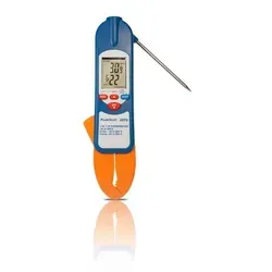 PeakTech Infrarot-Thermometer P 4970 - Präzise Temperaturmessung von -35 bis 260°C - Thermodetektoren mit 1-Punkt-Laser für genaue Messungen und ausklappbarem Fühler für vielseitige Anwendungen. Ideal für professionelle und private Nutzung.