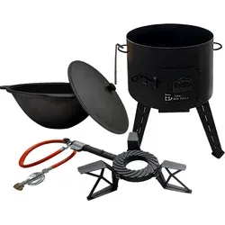 Utschak mit Kazan 16L und Gasbrenner