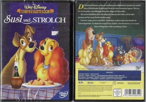 Walt Disney Meisterwerke   Susi und Strolch     (DVD)  NEU  OVP in Folie
