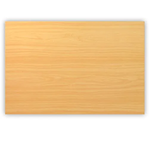 Bümö Tischplatte 120x80 cm in Buche, Schreibtischplatte aus Holz, Holzplatte, Spanplatte Kratzfest beschichtet, ABS-Kante, 120 kg Tragkraft für DIY Homeoffice Schreibtisch & mehr