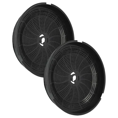 vhbw 2x Aktivkohlefilter kompatibel mit Honeywell Titanit, T01K2BS, TYP0020, TONDA90, ST2KB2BP, TYPQ020SC Dunstabzugshaube