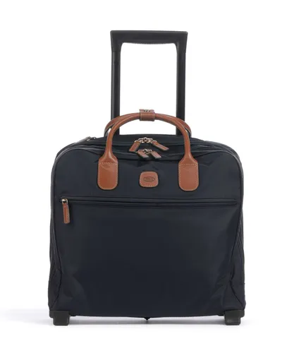 Ultraleichter Notebooktrolley X-TRAVEL Ocean Blau - Laptop-Trolley mit integrierten Inline Skate Rollen, ideal für unterwegs. Praktische Organizer-Fächer und ein gepolstertes Fach für Laptop und Tablet.