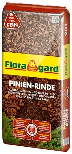 Floragard Pinienrinde 20 L – Premium-Mulch für Beete & Kübelpflanzen