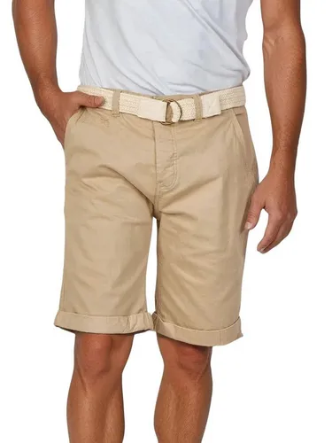 riverso Herren Chino Shorts RIVHenry Bermuda Stretch - Herren-Shorts mit praktischem Stoffgürtel und entspannter Schnittform, ideal für den Sommer. Hochwertige Verarbeitung und modischer Stil in verschiedenen Farben und Größen.