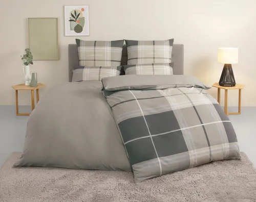 TOM TAILOR HOME Wendebettwäsche Eric, 3-teilig in beige von TOM TAILOR HOME