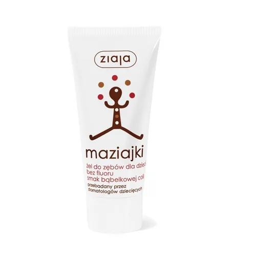 Maziajki żel do zębów dla dzieci bez fluoru Bąbelkowa Cola 50ml Zi 5901887014386