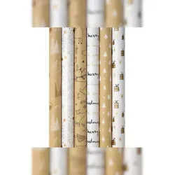 Zoewie Weihnachts-Geschenkpapier-Röllchen 'Simply the Best' in braun von Zoewie