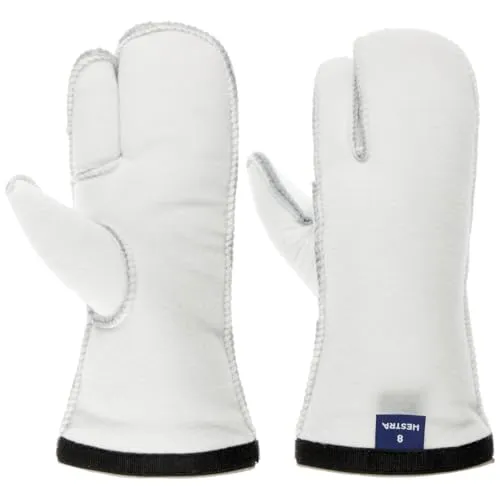 Hestra - Heli Ski Liner 3 Finger - Handschuhe Gr 11 weiß