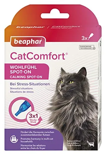 Beaphar CatComfort® Wohlfühl Spot-On, 3 x 0,55ml von Beaphar