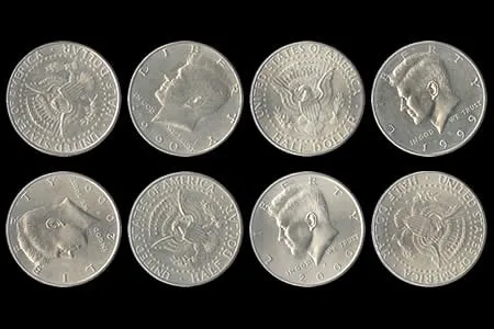 Magic Money Stück ½ Dollaradler (von 8) in silber von Magic Money