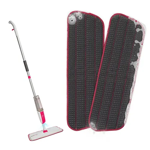 MySimaa Bodenwischer Ersatzbezug, 2er-Set Wischmopp Bezug für Spray Wischer, Ersatz Pads für Nasswischer, Microfiber-Bodenwischer Bezug für Wischmopp mit Sprühfunktion, Bezüge für Sprühwischer