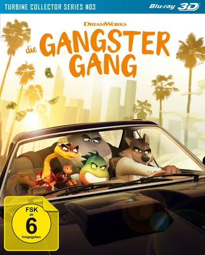 Die Gangster Gang - 3D - Turbine Collector Series #03 - 3D Blu-ray Film, fesselndes Gangster-Genre in hochwertiger Collector's Edition, ideal für Filmfans und Sammler.