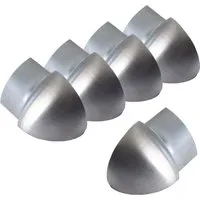 Dalsys Außeneck Fliesenschiene Viertelkreis 5x12,5mm Edelstahl gebürstet - Dalsys Außeneck für Fliesenschienen aus gebürstetem Edelstahl – schützt Fliesenkanten vor Beschädigungen und sorgt für einen eleganten Abschluss. Ideal für langlebige und stabile Fliesenoberflächen.
