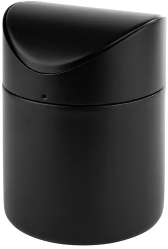 APS Tisch-Abfallbehälter aus Edelstahl schwarz matt