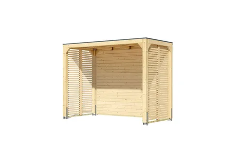 Karibu Gartenhaus Pavillon aus Leimholz, 320x160 cm von Karibu