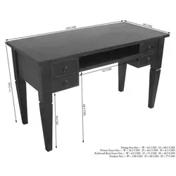 Oxford Schreibtisch aus Massivholz