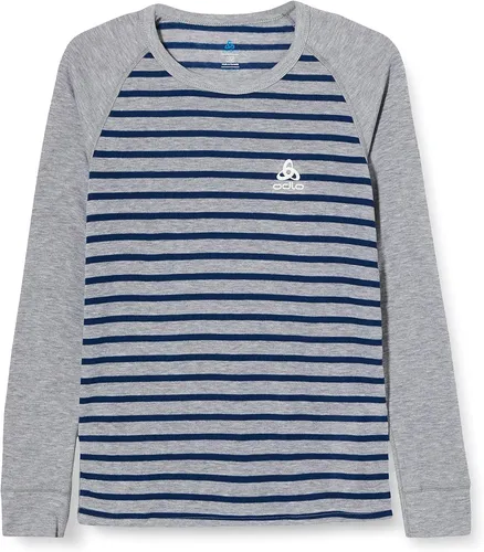 Odlo Kinder Funktionsshirt Baselayer Untershirt Langarmshirt, 116 cm (5-6 Jahre)