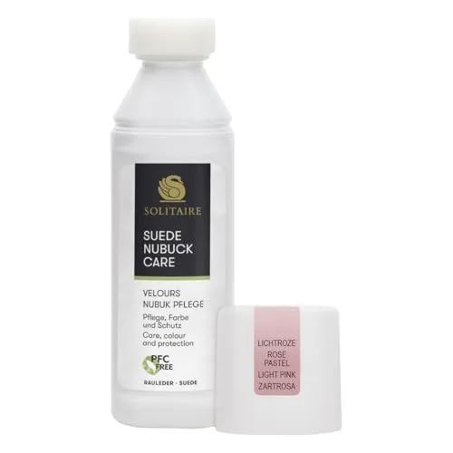 SOLITAIRE 75 ml in zartrosa zur Pflege und Imprägnierung für Velours, Nubuk-und Wildleder Veloursleder, Nubukleder, 80. Grams 75. ml