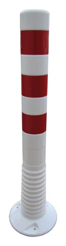 Temka Flexipfosten 750 mm D 80 mm weiss von Temka