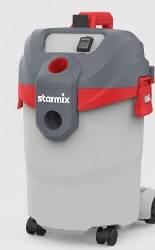 Starmix Nass- und Trockensauger FLEXO P-1420 20L - Nass- & Trockensauger mit innovativer Filterabreinigung für optimale Saugleistung und einfache Reinigung, ideal für Werkstätten und Bauprojekte.