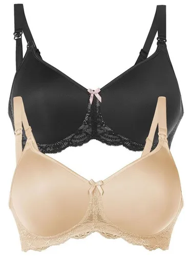Anita Still BH 2er Pack Miss Lovely 5086 Gr. 90E in Desert-Schwarz - Hochwertiger 2er Pack Still BHs mit Schale, ideal für die Stillzeit. Bequeme Passform und modisches Design in Desert-Schwarz.