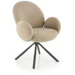 Lookway Drehstuhl Cappuccino – Komfortabel und Stilvoll - Drehstuhl in modernem Cappuccino mit stabiler Konstruktion. Maße: 64x90x63 cm, max. Belastung 120 kg. Ideal für Arbeitszimmer, mit drehbarem Sitz für flexibles Arbeiten und eleganten Details.