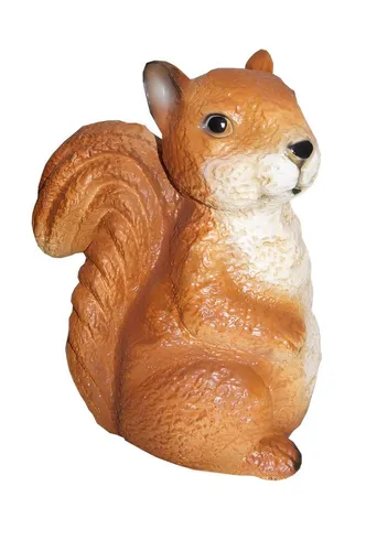 JVmoebel Skulptur Eichhörnchen Figur aus wetterfestem Material für den Garten (Eichhörnchen Material: Kunststoff 33 x 23 cm Höhe), Made in Europa