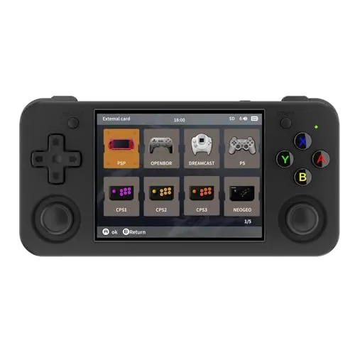 Tragbare Retro-Konsole ANBERNIC RG35XX H Mit 5400+ Spielen Und 64GB Karte
