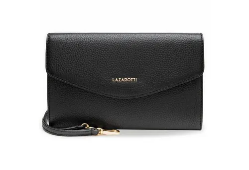 Lazarotti Bologna Leder Clutch 23 cm - Mittelgroße Damen-Clutch aus hochwertigem Leder, leicht und kompakt mit abnehmbarem Schulterriemen – ideal für jeden Anlass von Büro bis Party.
