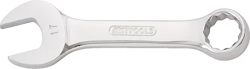 KS Tools CHROMEplus Ringmaulschlüssel, kurz, 15 mm