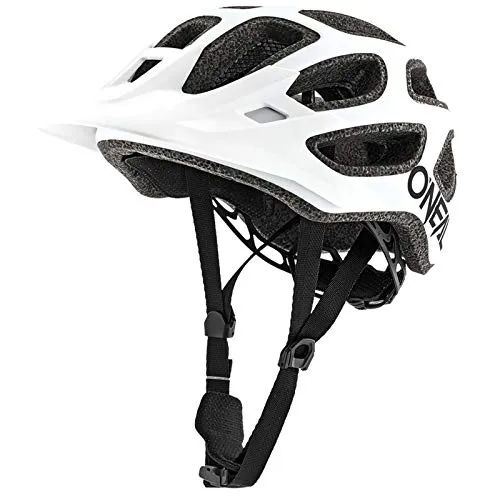 Oneal Thunderball 2.0 Solid Fahrradhelm - Weiß, M/XL - All-Mountain/Enduro Fahrradhelm mit leichter ABS-Außenschale (260g), Fidlock-Magnetverschluss für einfache Handhabung und abnehmbarem, waschbarem Innenfutter für maximalen Komfort.