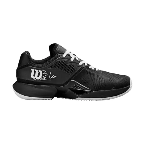 Wilson Herren BELA Tour Padel-Schuh - Schwarz, Größe 45 1/3 EU - Herren-Sneaker für fortgeschrittene Padel-Spieler, inspiriert von Fernando Belasteguin, mit atmungsaktiver Bauweise und 360-Grad-Außensohle für höchsten Komfort. Sofort spielbereit und umweltfreundlich.