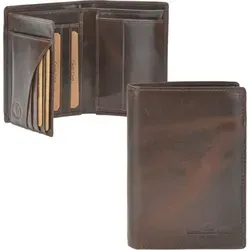 Greenburry Newport Geldbörse RFID Schutz 9 cm - Elegante Herrengeldbörse aus hochwertigem Leder mit RFID-Schutz, sieben Kreditkartenfächern und edler Verarbeitung – ideal für stilbewusste Männer.